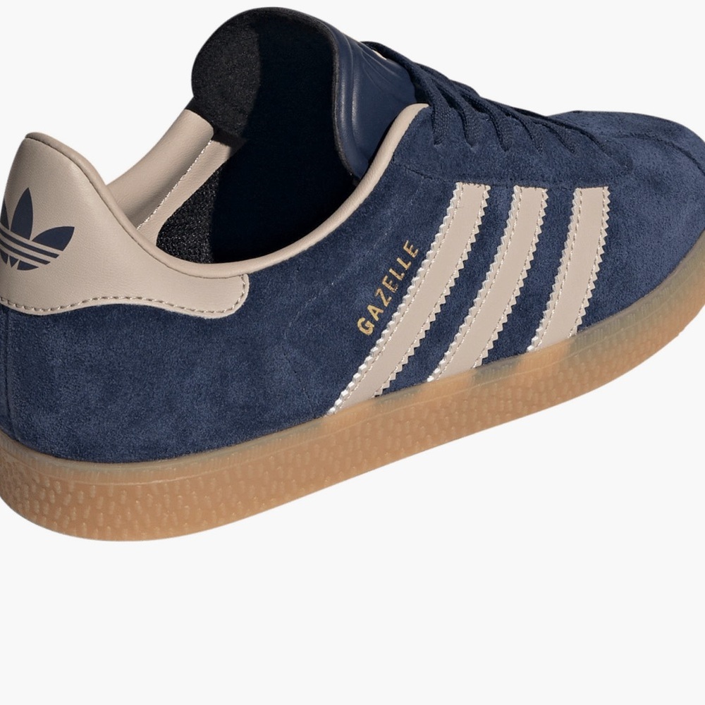 adidas Gazelle Night Indigo/Wonder Taupe Gum Sole - Big Kids Size 4.5